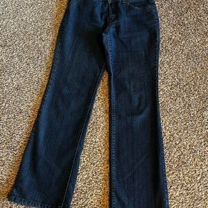 Anne Klein ladies Dark Blue Flare Jeans size 6